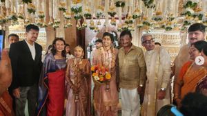 Bengaluru Palace VVIP Wedding: Shivrajkumar, BS Yediyurappa Bless Lahari Velu's Son Sai and Diya