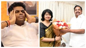 AIADMK's Gayathri Trolls Annamalai: If He Is So Famous, Let Him Contest