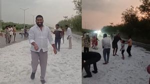 Snowfall in Hyderabad? Weather Swings From Scorching Heat To Hail And Rain