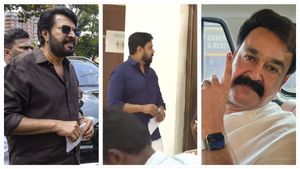 Kerala Elections: From Mohanlal To Mammootty, Celebs Stand In The Queue Like Common Man To Cast Votes