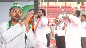 Nishant Kumar Seen At Yoga Day Event In Patna, Calls Attention To Health And Fitness, Watch