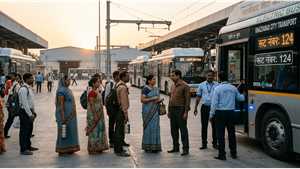 Ghaziabad Commuters Rejoice: 100 New Electric Buses Set To Ease Daily Traffic Chaos