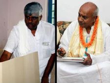 ಗೌಡ್ರ ಮಂತ್ರ ಪಠಣ, ರೇವಣ್ಣ ಮತಯಂತ್ರ ಅಲುಗಾಟ 