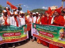 ಜಾತಿ ಜನಗಣತಿ ವಿರೋಧಿಸಿ ವೀರಶೈವರ ಜಾಥಾ