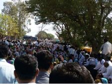 ಬಾಗಲಕೋಟೆ: ಮಂದಿರ ಧ್ವಂಸ ಖಂಡಿಸಿ ಜೈನರ ಪ್ರತಿಭಟನೆ