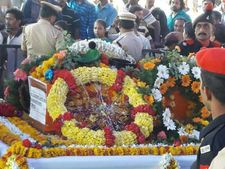 ಹುಟ್ಟೂರು ತಲುಪಿದ ಹನುಮಂತಪ್ಪ ಪಾರ್ಥಿವ ಶರೀರ