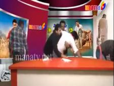 ಪವರ್ ಸ್ಟಾರ್ ಸಿನಿಮಾಗೆ ತ್ರಿಸ್ಟಾರ್: ಟಿವಿ ನೇರ ಪ್ರಸಾರದಲ್ಲಿ ಅಭಿಮಾನಿಗಳ ದಾಂಧಲೆ