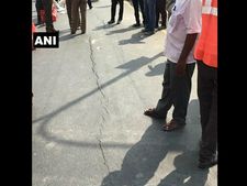 ರಸ್ತೆ ಕುಸಿತವಾಯ್ತು, ಈಗ ಬಿರುಕು ಬಿಟ್ಟಿದೆ ಚೆನ್ನೈ ರಸ್ತೆ!