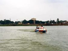 ಹರಿದ ತುಂಗಭದ್ರಾ ನದಿ ನೀರು, ಗದಗದ ಭೀಷ್ಮ ಕೆರೆ ಭರ್ತಿ 