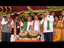 ಜೆಡಿಎಸ್ ಭದ್ರ ಕೋಟೆಯಲ್ಲಿ ಬಿಜೆಪಿ ಪರಿವರ್ತನಾ ರ‍್ಯಾಲಿಯ ಕಲರವ 