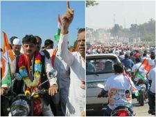 ಪರಮೇಶ್ವರ್, ಡಿ ಕೆ ಶಿವಕುಮಾರ್ ಹೆಲ್ಮೆಟ್ ಹಾಕೊಳ್ಳಿ ಸರ್.. ಹೆಲ್ಮೆಟ್ 
