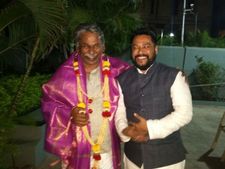ಕಾಂಗ್ರೆಸ್ ನಾಯಕರ ಆಶೀರ್ವಾದ ಪಡೆದ ಬಿ.ನಾಗೇಂದ್ರ