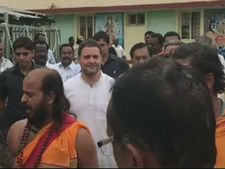 ಹುಲಿಗೆಮ್ಮನ ದರ್ಶನ ಪಡೆದ ಎಐಸಿಸಿ ಅಧ್ಯಕ್ಷ ರಾಹುಲ್ ಗಾಂಧಿ