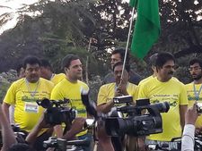 ವಿಜಯಪುರ : ಹಾಫ್ ಮ್ಯಾರಾಥಾನ್‌ಗೆ ಚಾಲನೆ ನೀಡಿದ ರಾಹುಲ್ ಗಾಂಧಿ