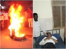 ಬಿಜೆಪಿ ಭಿನ್ನಮತ: ಶಶೀಲ್ ನಮೋಶಿ, ಬೇಳೂರು ಬೆಂಬಲಿಗರಿಂದ ಪ್ರತಿಭಟನೆ