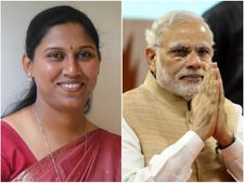 ಮೋದಿ ವಿರುದ್ಧ ಫೇಸ್ ಬುಕ್ ಸಮರಕ್ಕೆ ವಿರಾಮ: ಕಾಪುವಿನಲ್ಲಿ ಅನುಪಮಾ 