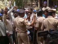  ಬೆಳಗಾವಿ: ಮುಂದುವರೆದ ಸತೀಶ ಜಾರಕಿಹೊಳಿ ಬೆಂಬಲಿಗರ ಪ್ರತಿಭಟನೆ 
