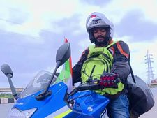  ಸೈನಿಕರನ್ನು ಭೇಟಿಯಾಗಲು ಸಿಯಾಚಿನ್ ಗೆ ಹೊರಟ ಹರಪನಹಳ್ಳಿ ಯುವಕ