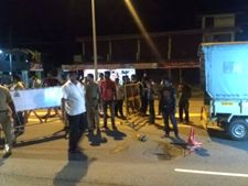  ಸತತವಾಗಿ ಸುರಿದ ಮಳೆಗೆ ಮುಳೂರು ಬಳಿ ರಸ್ತೆ ಕುಸಿತ  