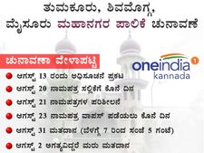 ತುಮಕೂರು, ಶಿವಮೊಗ್ಗ, ಮೈಸೂರು ಪಾಲಿಕೆ ಚುನಾವಣೆ ಅಂಕಿ-ಅಂಶ