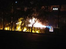 ದಕ್ಷಿಣ ಮುಂಬೈನ ವಡಾಲದಲ್ಲಿ ತೈಲ ಟ್ಯಾಂಕರ್ ಅಪಘಾತ, ಸ್ಫೋಟ