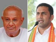 ಮಾಜಿ ಪ್ರಧಾನಿ ದೇವೇಗೌಡ್ರ ವಿರುದ್ದ ಹಾಸನ ಶಾಸಕ ಪ್ರೀತಂ ಗೌಡ ವಾಗ್ದಾಳಿ