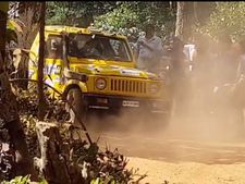  ಚಿಕ್ಕಮಗಳೂರಿನಲ್ಲಿ INRC Rally ವೇಳೆ ಅವಘಡ: ಚಾಲಕರು ಪಾರು 