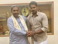 ಸಿದ್ದರಾಮಯ್ಯ ಭೇಟಿಯಾದ ಮಂಡ್ಯ ಅಭ್ಯರ್ಥಿ ನಿಖಿಲ್ ಕುಮಾರಸ್ವಾಮಿ 