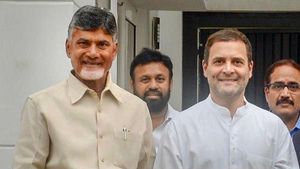 ದೆಹಲಿಯಲ್ಲಿ ನಾಯ್ಡು-ರಾಹುಲ್ ಭೇಟಿ: ಚುನಾವಣೋತ್ತರ ಸನ್ನಿವೇಶದ ಬಗ್ಗೆ ಚರ್ಚೆ