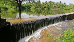 ಚಾಮರಾಜನಗರ: ಹುಚ್ಚಪ್ಪನಕಟ್ಟೆಯಲ್ಲಿ ಹರಿದಿದೆ ಜಲಧಾರೆ