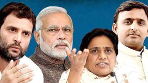 ಎಕ್ಸಿಟ್ ಪೋಲ್ : ಉತ್ತರಪ್ರದೇಶದಲ್ಲಿ ನಿರೀಕ್ಷೆಗೂ ಮೀರಿದ ಬಿಜೆಪಿ ಸಾಧನೆ 