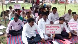  ಅನ್ವರ್ ಕೊಲೆ ಆರೋಪಿಗಳ ಬಂಧನಕ್ಕೆ ಒತ್ತಾಯಿಸಿ ಪ್ರತಿಭಟನೆ