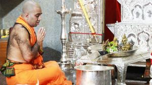 ಕಾಶೀ ಮಠಾಧೀಶರ ಚಾತುರ್ಮಾಸ ವ್ರತ ಉಡುಪಿಯಲ್ಲಿ ಆರಂಭ 