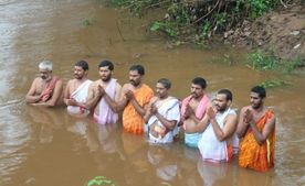 ಮಳೆಗಾಗಿ ಹೊರನಾಡಿನ ಅನ್ನಪೂರ್ಣೆ ದೇಗುಲದಲ್ಲಿ ಪರ್ಜನ್ಯ ಜಪ