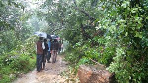 ಚಿಕ್ಕಮಗಳೂರಿನ ಆಲೇಖಾನ್ ಬಳಿ ಮತ್ತೆ ಕುಸಿದ ಗುಡ್ಡ