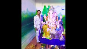 ಗಣೇಶ ಮೂರ್ತಿ ವಿಸರ್ಜನೆ ವೇಳೆ ಜನರೇಟರ್ ಗೆ ಸಿಲುಕಿ ಕತ್ತರಿಸಿದ ಯುವಕನ ಕೈ 