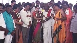 ನಿಖಿಲ್-ರೇವತಿ ವಿವಾಹ ಸಿದ್ಧತಾ ಕಾರ್ಯ; ಎಚ್ ಡಿಕೆ ದಂಪತಿ ವಿಶೇಷ ಪೂಜೆ