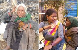 ಲಾಕ್ ಡೌನ್: ದೇವಸ್ಥಾನದಲ್ಲಿ ಭಿಕ್ಷೆ ಬೇಡುತ್ತಿದ್ದ ಅಜ್ಜಿ ಬೀದಿಗೆ 