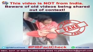 Fake: ಲಾಕ್‌ಡೌನ್‌ನಿಂದ ರೈಲು ಬೋಗಿ ನಡುವೆ ಕುಳಿತು ಮಹಿಳೆ ಪ್ರಯಾಣ