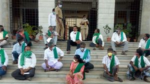 ಎಪಿಎಂಸಿ ತಿದ್ದುಪಡಿ ಕಾಯ್ದೆ: ರಾಮನಗರದಲ್ಲಿ ರೈತರ ಪ್ರತಿಭಟನೆ
