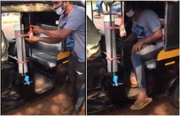 'ಕೈ ತೊಳೆದು ಆಟೋ ಹತ್ತಿ': ನೆಟ್ಟಿಗರಿಂದ ಆಟೋ ಡ್ರೈವರ್‌ಗೆ ಮೆಚ್ಚುಗೆ 