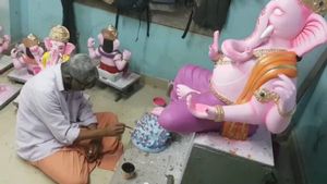 ಉಡುಪಿ: ಕಲಾವಿದನ ಕೈಯಲ್ಲಿ ಮೂಡಿ ಬಂದ ಕೊರೊನಾ ಗಣಪ!