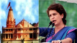 'ರಾಮ ಎಲ್ಲರಲ್ಲೂ ಇದ್ದಾನೆ': ಭೂಮಿ ಪೂಜೆ ಬಗ್ಗೆ ಪ್ರಿಯಾಂಕಾ ಗಾಂಧಿ ಮೊದಲ ಪ್ರತಿಕ್ರಿಯೆ