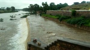  ಬೆಳಗಾವಿ; ತುಂಬಿ ಹರಿಯುತ್ತಿರುವ ಮಲಪ್ರಭೆಯಿಂದ ಮತ್ತೆ ಪ್ರವಾಹ ಭೀತಿ