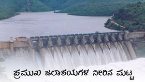 ಕರ್ನಾಟಕದ ಪ್ರಮುಖ ಜಲಾಶಯಗಳ ಸೆ. 29ರ ನೀರಿನ ಮಟ್ಟ