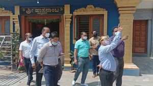 ಹಾಸನಾಂಬ ಜಾತ್ರೆ; ದೇವಾಲಯಕ್ಕೆ ಜಿಲ್ಲಾಧಿಕಾರಿಗಳ ಭೇಟಿ 