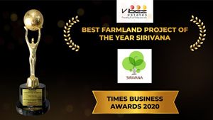 ಟೈಮ್ಸ್ ಬಿಸಿನೆಸ್ ಅವಾರ್ಡ್ 2020: ಸಿರಿವನ ಯೋಜನೆಗಾಗಿ ವೈಬೆಜ್ ಎಸ್ಟೇಟ್ಗೆ ಪ್ರಶಸ್ತಿ