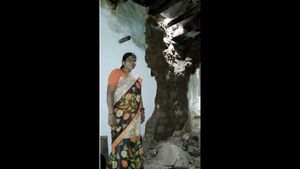 ಬಳ್ಳಾರಿಯಲ್ಲಿ ಸುರಿದ‌ ಮಳೆಗೆ ಮನೆಗಳು ಹಾನಿ: ಜನ-ಜಾನುವಾರುಗಳ ಜೀವನ ಅಸ್ತವ್ಯಸ್ತ