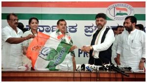 ಕುಂದಗೋಳ ಕ್ಷೇತ್ರದ ಮಾಜಿ ಶಾಸಕ ಎಂ.ಎಸ್ ಅಕ್ಕಿ ಕಾಂಗ್ರೆಸ್ ಸೇರ್ಪಡೆ 