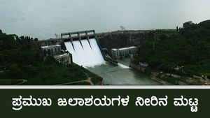 ಗುಡುಗು ಸಹಿತ ಮಳೆ ಮುಂದುವರಿಕೆ, ಜಲಾಶಯಗಳ ನೀರಿನ ಮಟ್ಟ 
